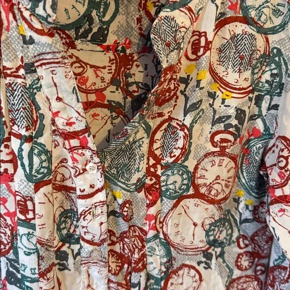 Fat Face Printed Tunic Dress – Size 10 – Cotton/Silk Blend - Picture 3 of 5